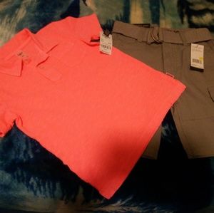 New Oshkosh Polo Shirt & US Polo Shorts